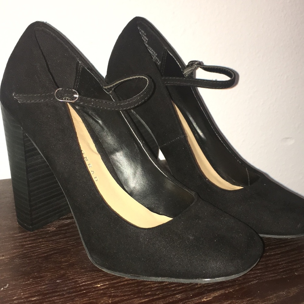 black heels